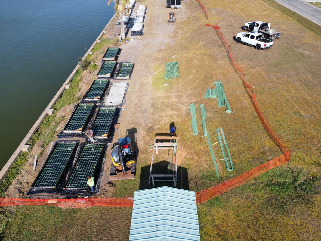 Seadrift Texas Seawall Restoration Project